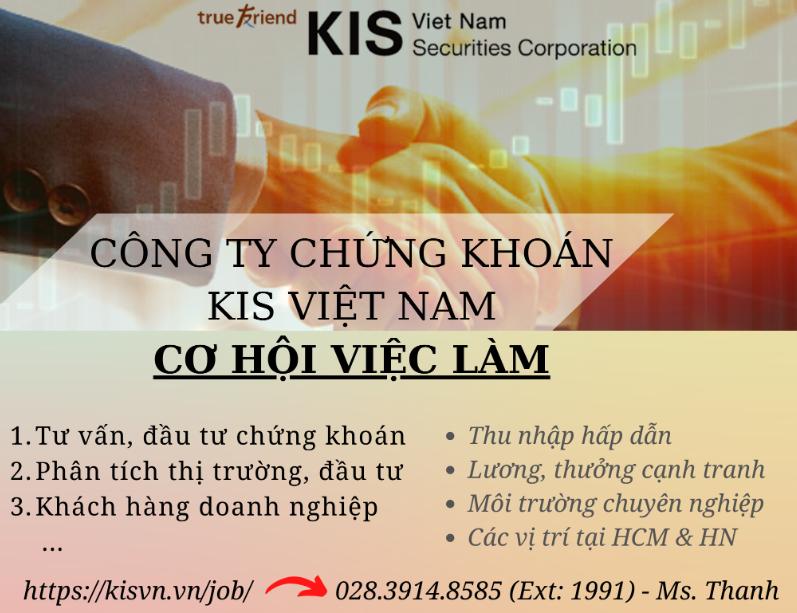 Việc làm đang tuyển dụng tại Công Ty Cổ Phần Chứng Khoán KIS Việt Nam